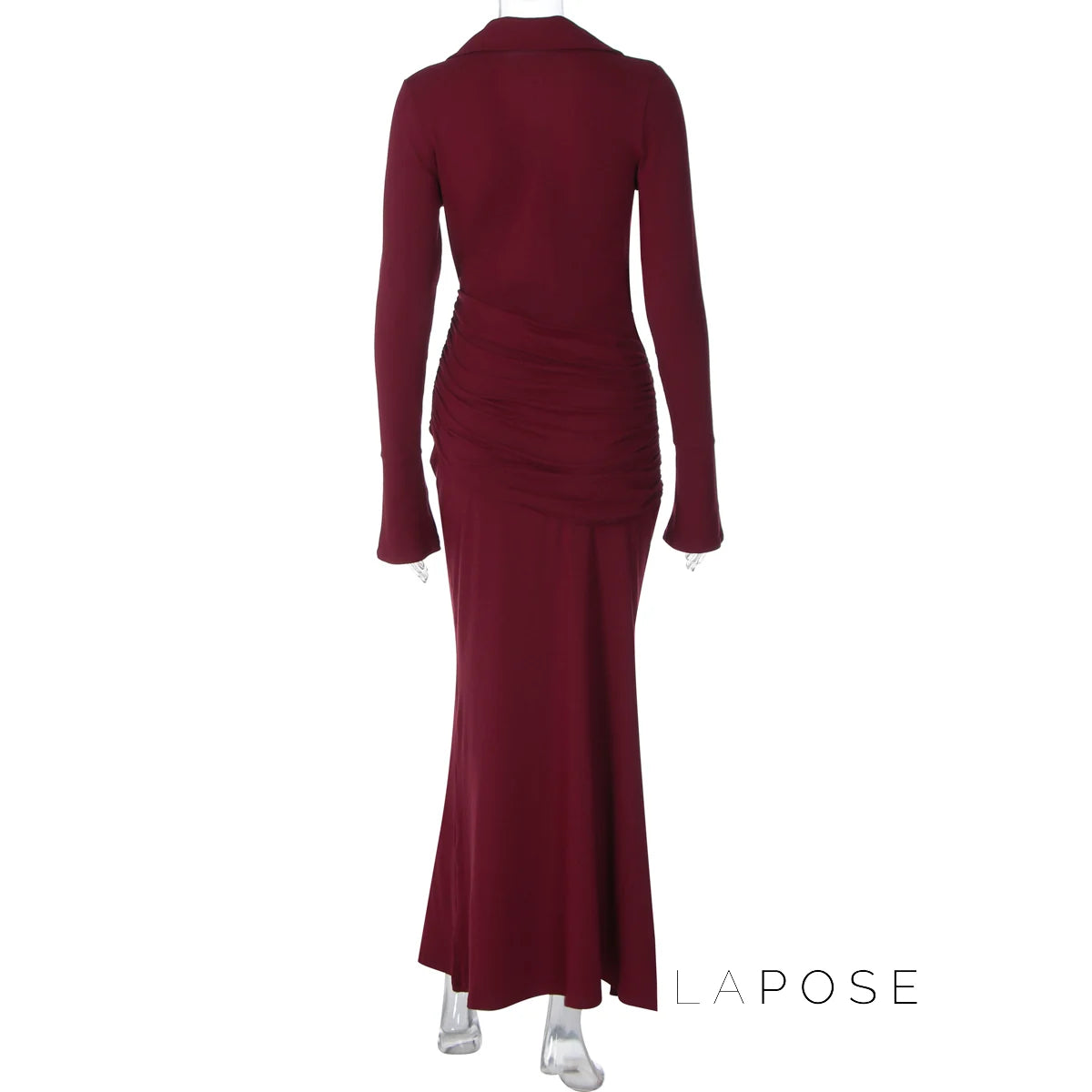 Sena Pleated Bodycon Midi Dress