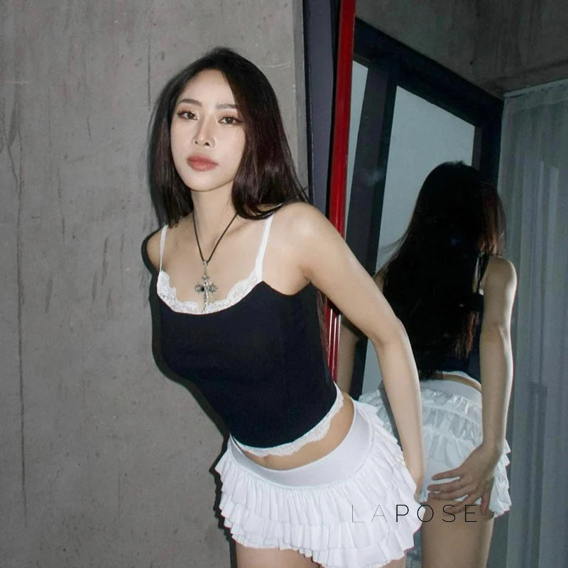 Talynn Black Lace Camisole