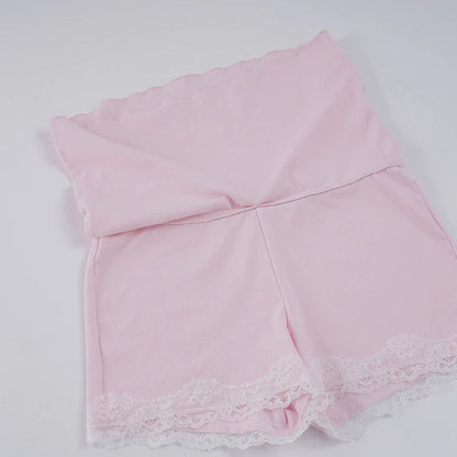 Ribbed Bow Skort Set