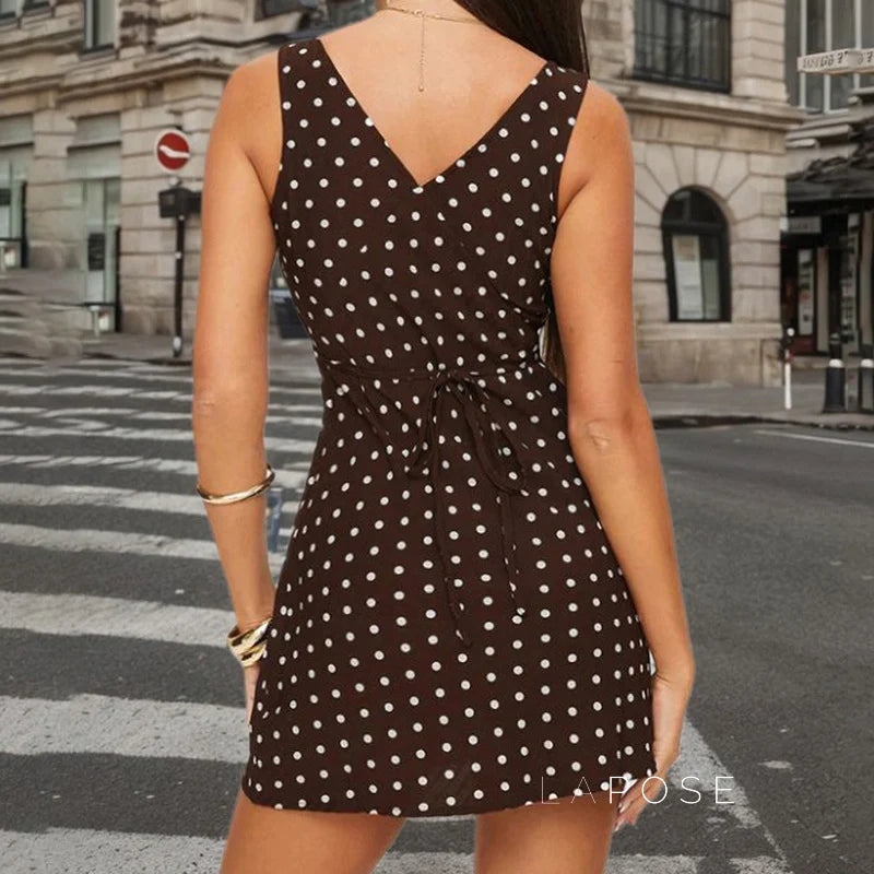 Tiffany Polka Dot Mini Dress