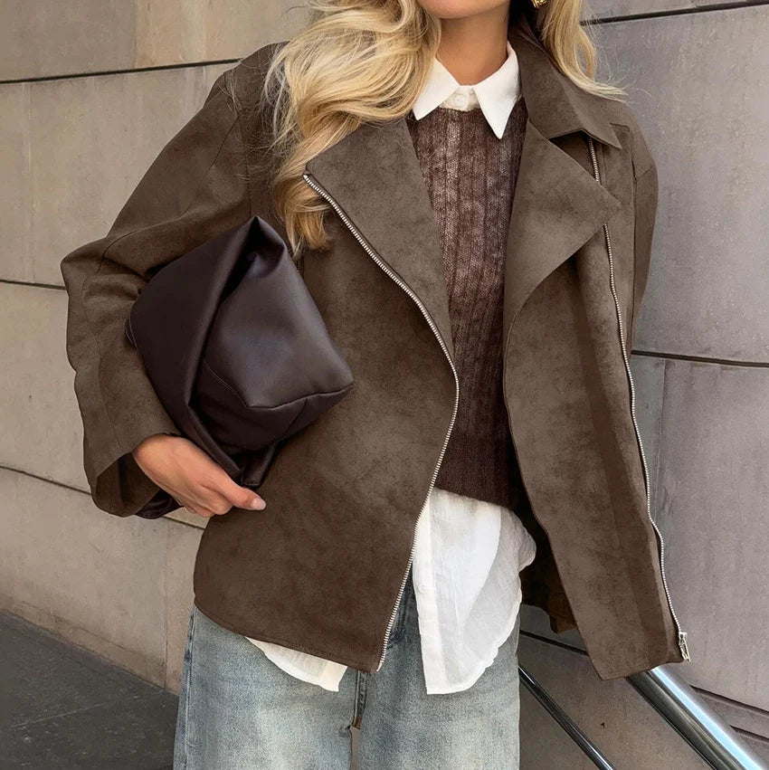 Tinsleigh Luxe Suede Jacket