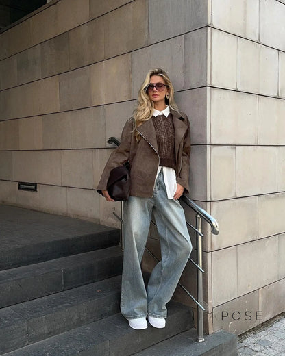 Tinsleigh Luxe Suede Jacket