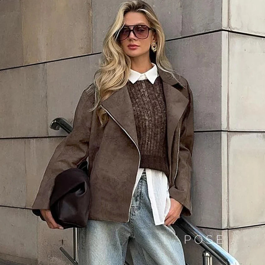 Tinsleigh Luxe Suede Jacket