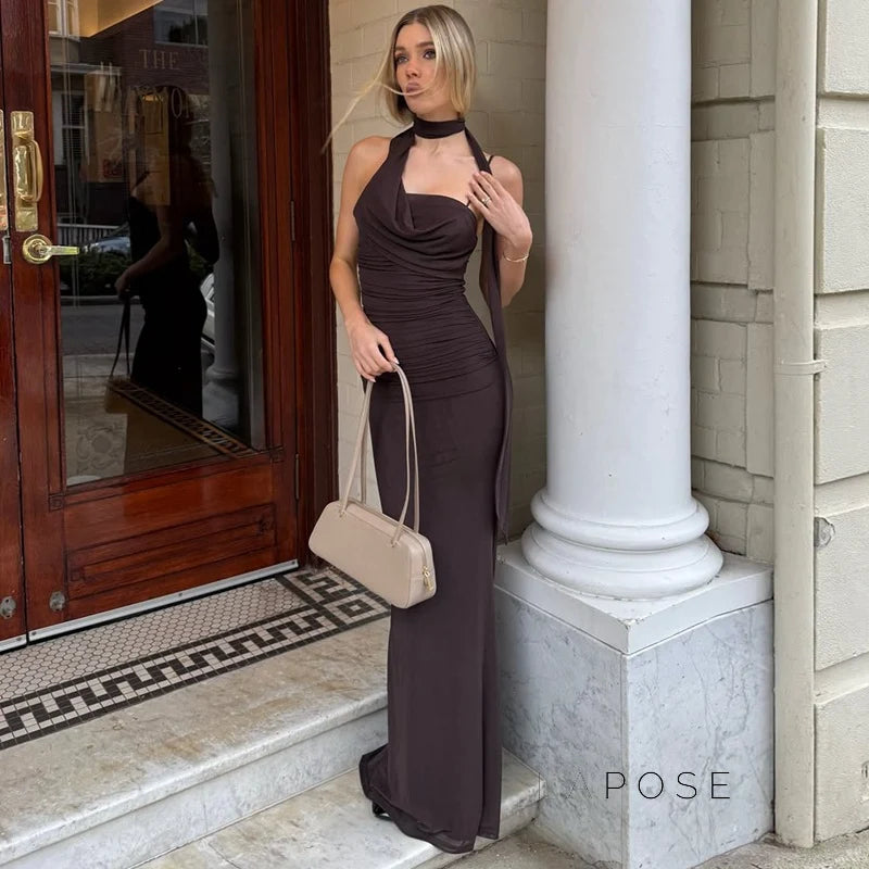 Valentine Strapless Mesh Midi Dress