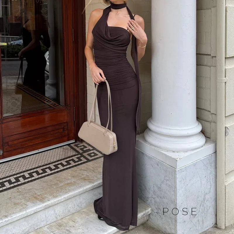 Valentine Strapless Mesh Midi Dress