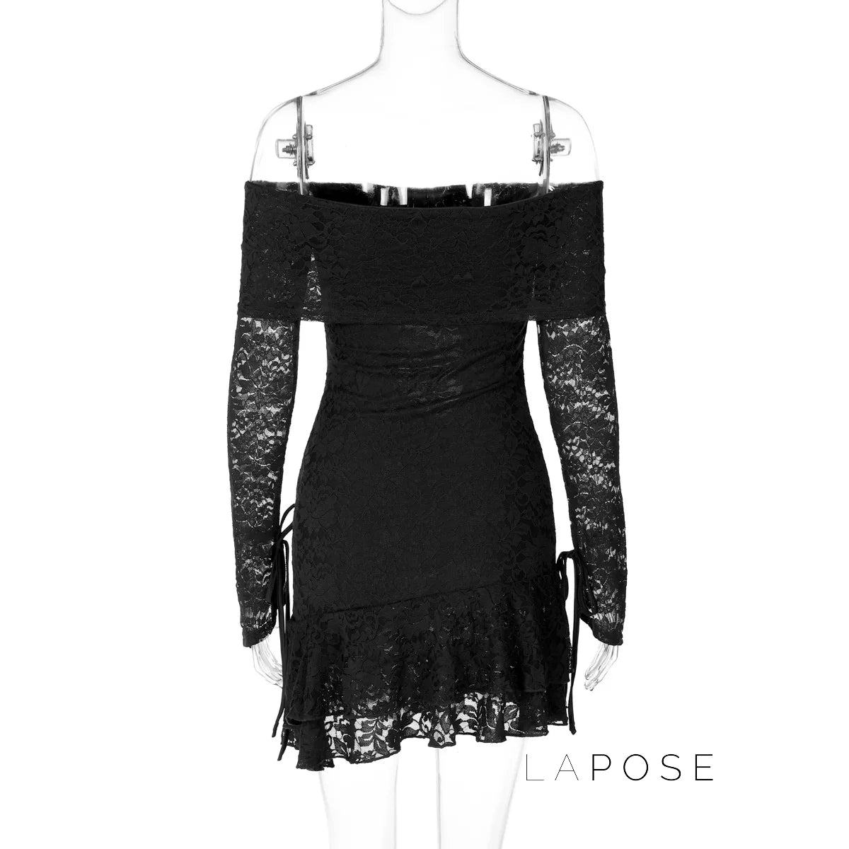 Varnika Off Shoulder Lace Mini Dress
