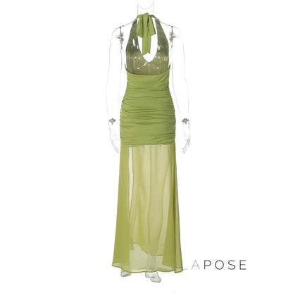 Vittoria Halter Maxi Dress