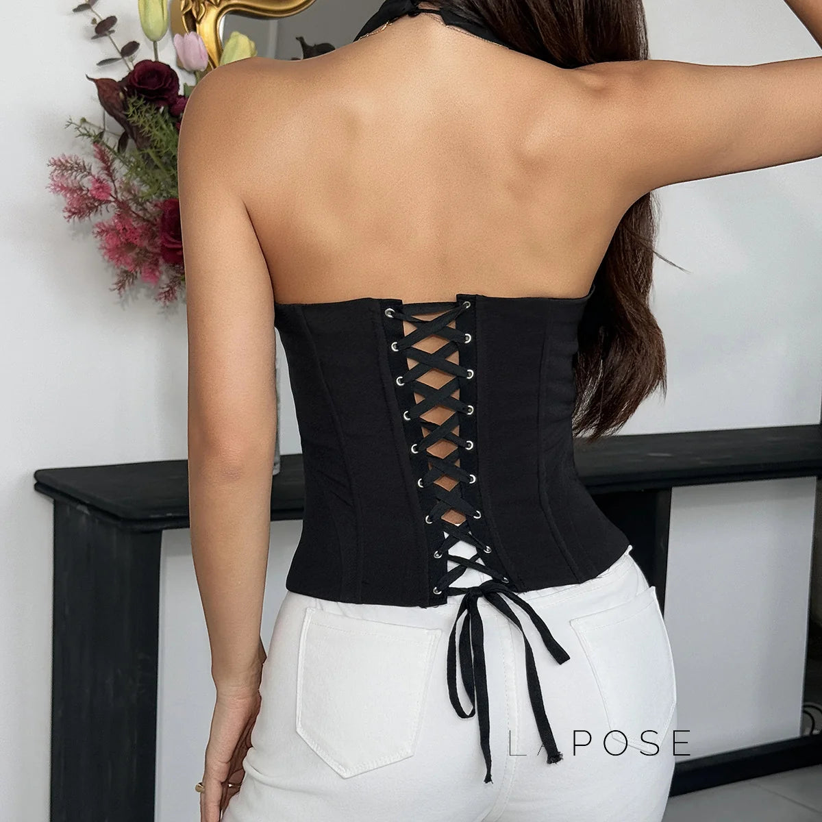 Ximenna Halter Corset Top