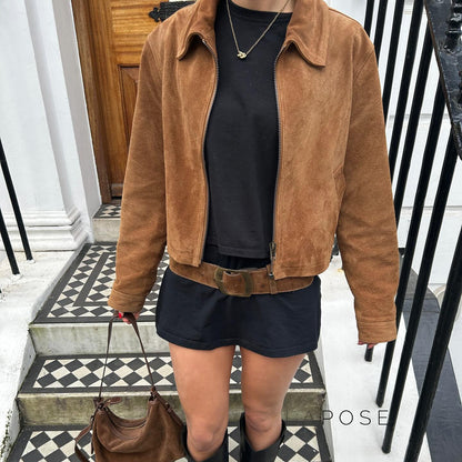 Yanelly Lapel Cropped Jacket