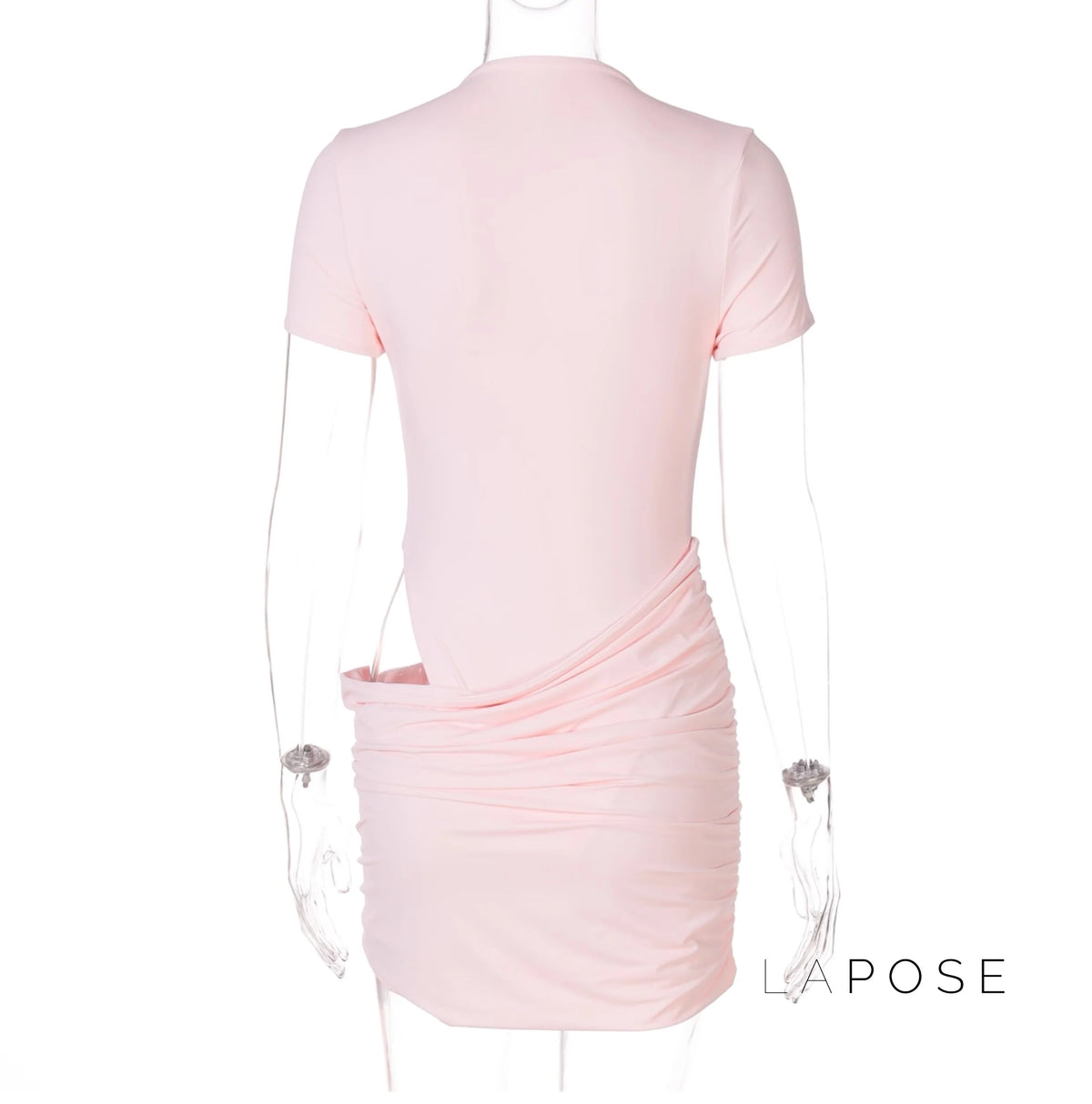 Yolanda Pleated Cutout Mini Dress