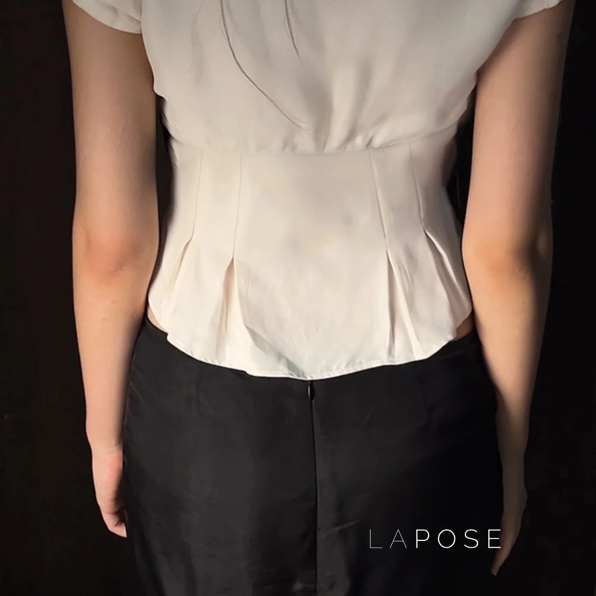 Zehra Puff Sleeve Bow Top