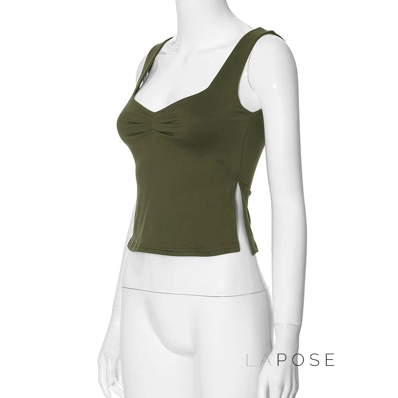 Ziona Square Neck Crop Top