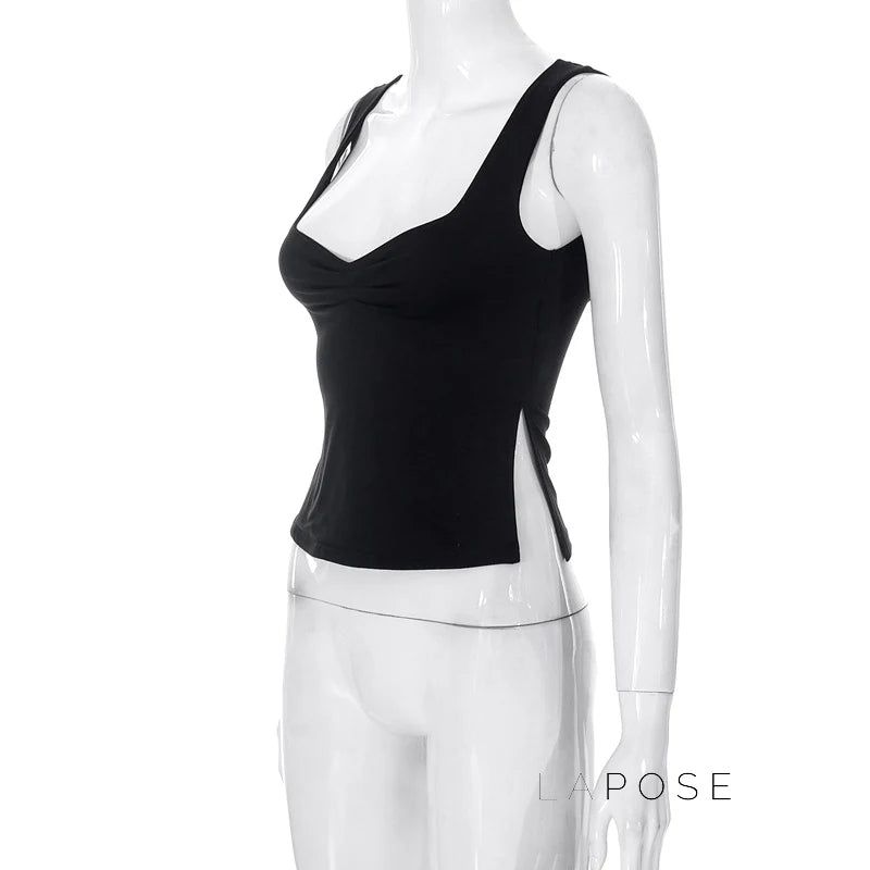 Ziona Square Neck Crop Top