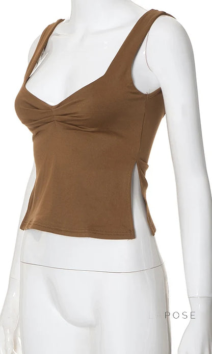 Ziona Square Neck Crop Top