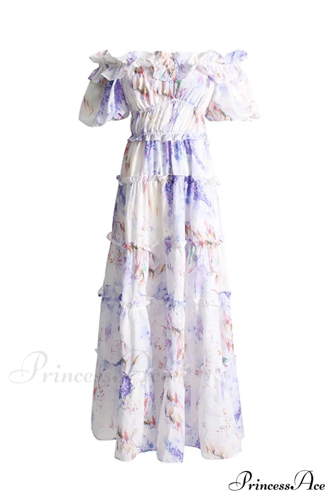 Lavander Maxi Stylish Boho Dress