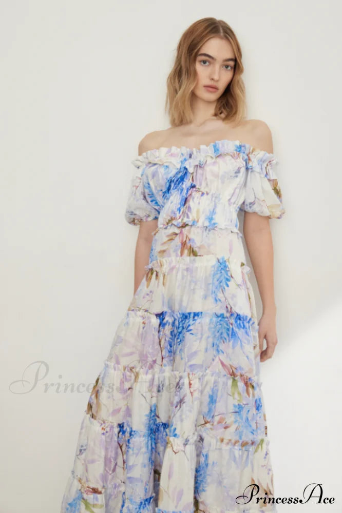 Lavander Maxi Stylish Boho Dress