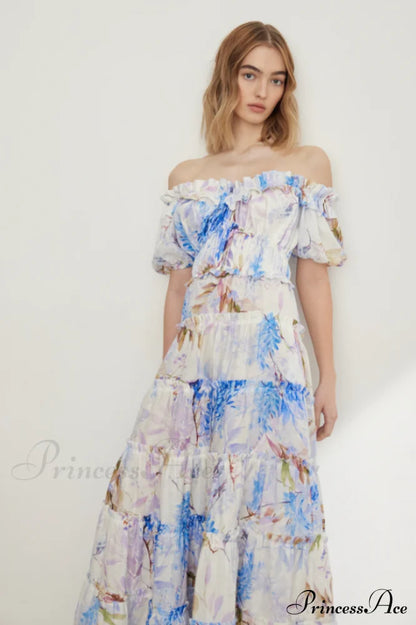 Lavander Maxi Stylish Boho Dress