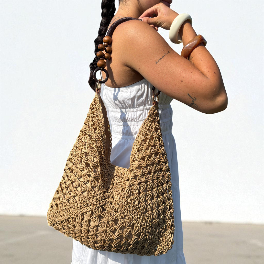 Sofia Woven Tote Bag