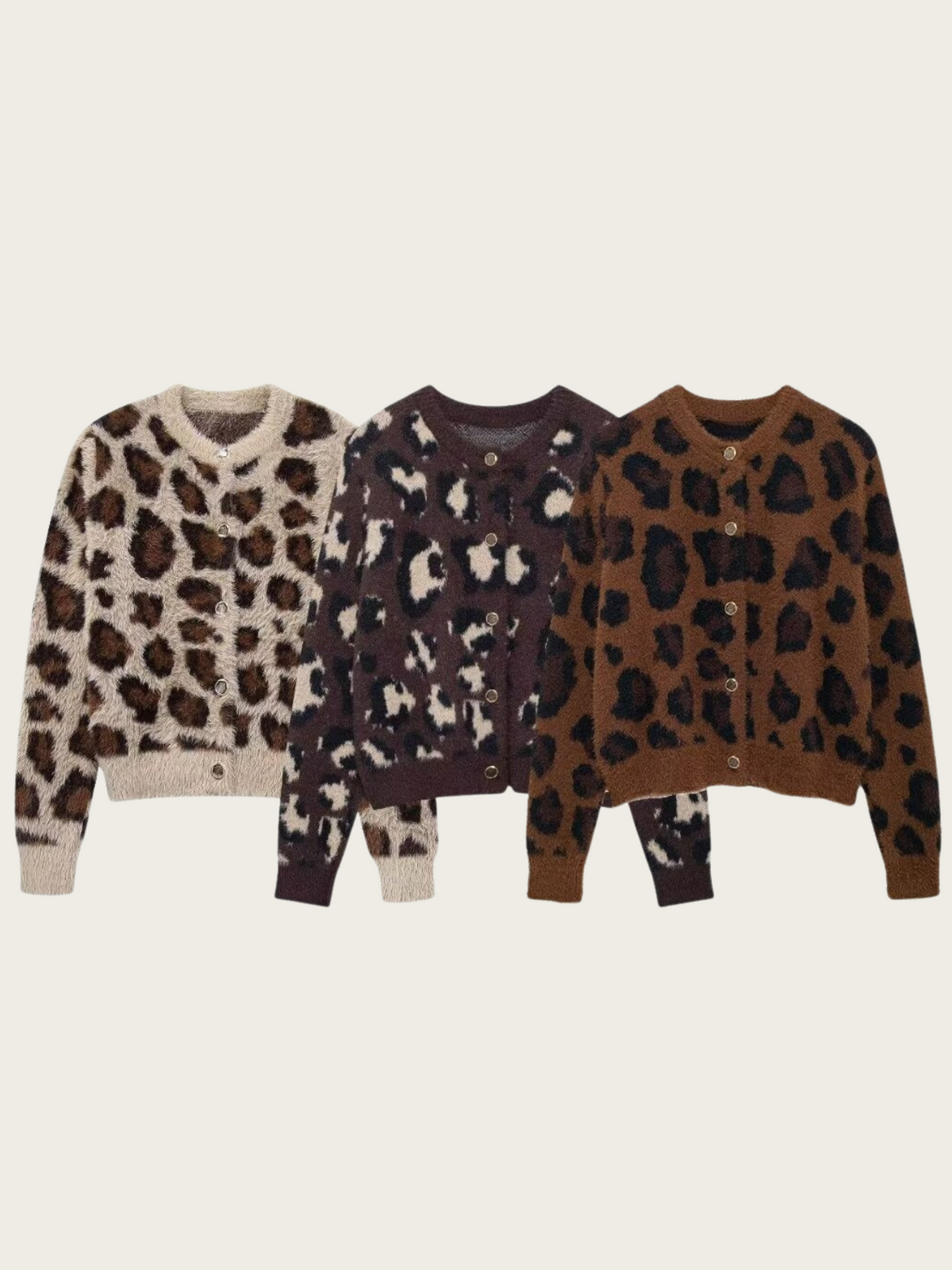 Maizie Faux Fur Leopard Cardigan