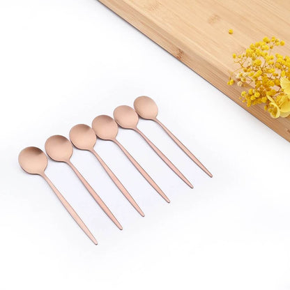 Modern Rose Flatware Set - 24 Piece