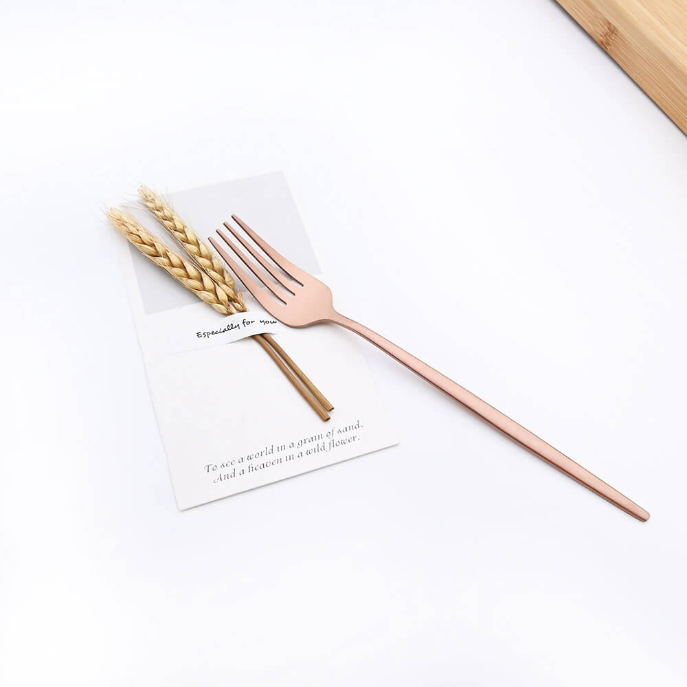 Modern Rose Flatware Set - 24 Piece