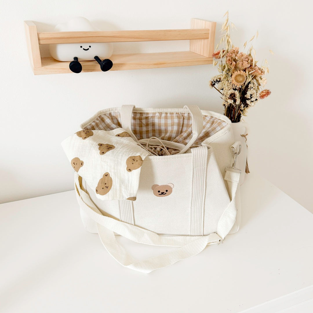 Baby Bear Diaper Tote Bag