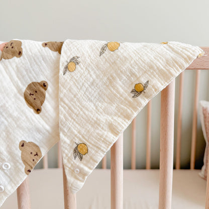 Muslin Baby Bib Set (6 PCS)