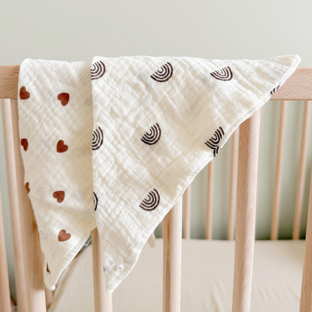 Muslin Baby Bib Set (6 PCS)