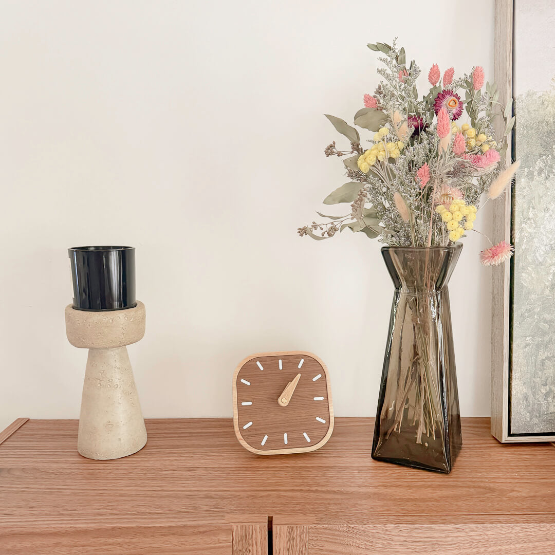 Wooden Bedside Clock
