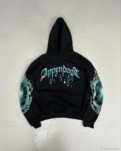 New Printing Loose Hoodie