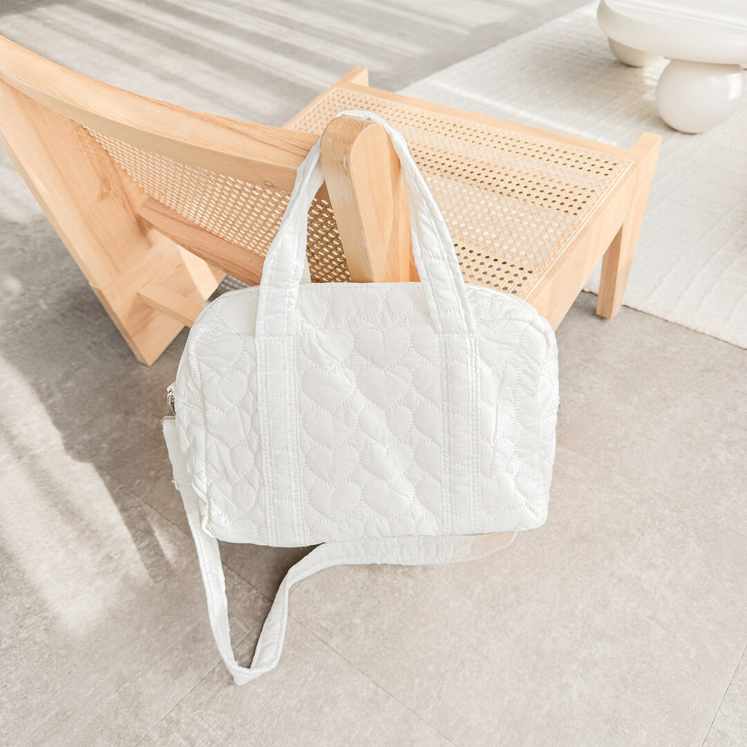Lucy Heart Quilted Bag