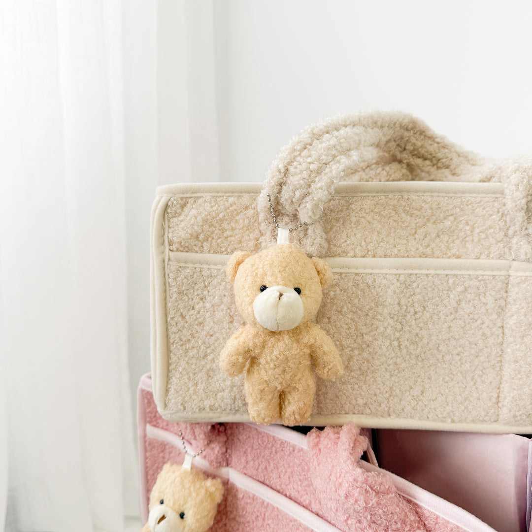 Plush Diaper Caddy Organizer