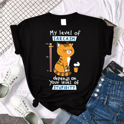 Oversize Fashion Clothing Funny Korean Style T-Shirts