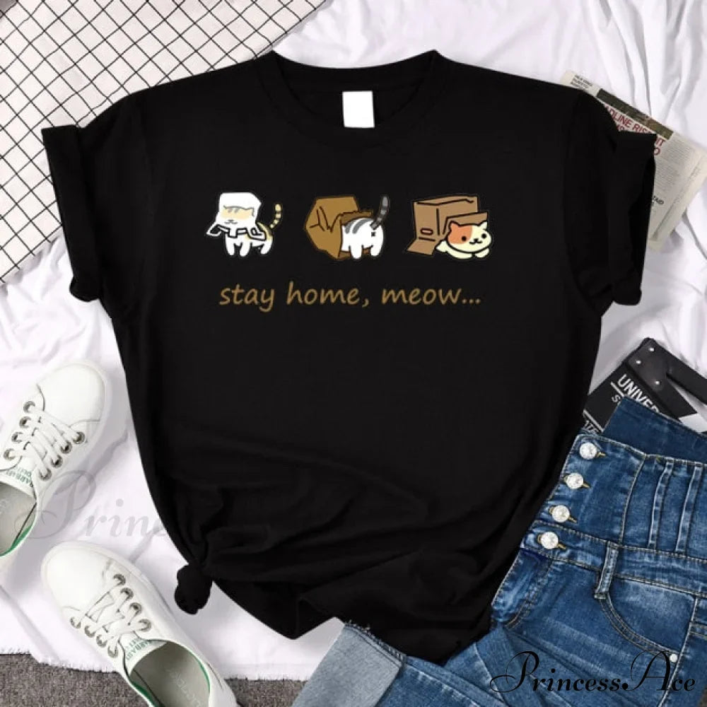 Oversize Fashion Clothing Funny Korean Style T-Shirts