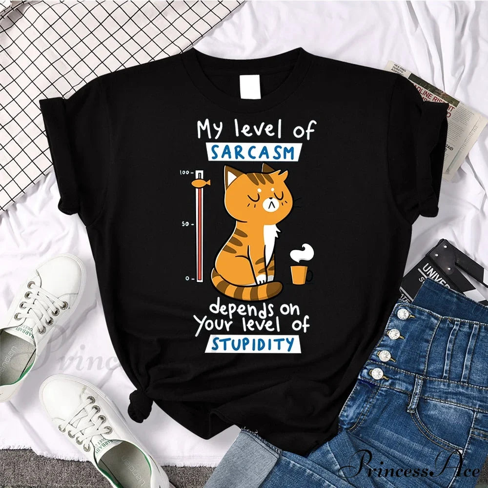 Oversize Fashion Clothing Funny Korean Style T-Shirts
