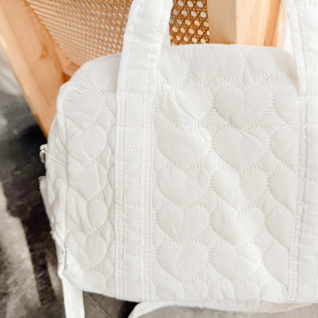 Lucy Heart Quilted Bag