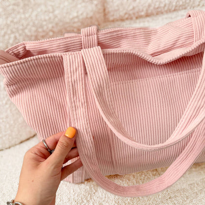 Rosie Corduroy Tote Bag