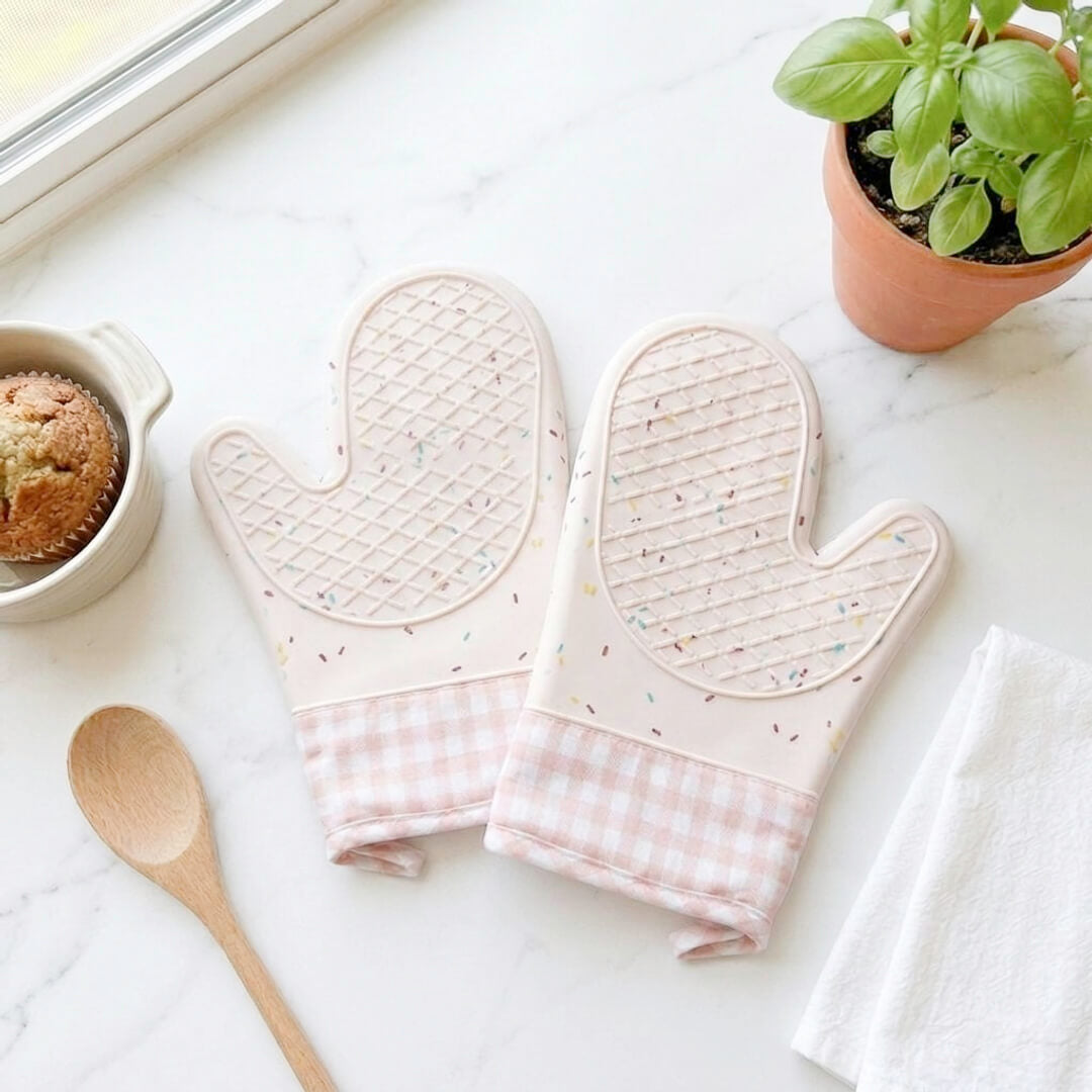 Silicone Oven Mitts (2PCS)