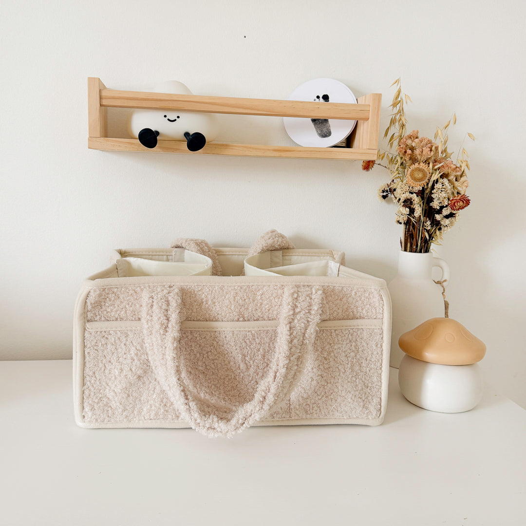 Plush Diaper Caddy Organizer