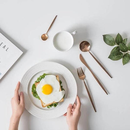 Modern Rosé Flatware Set - 24 Piece