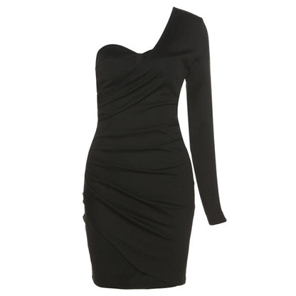 Long Sleeve Black Bodycon Party Dresses