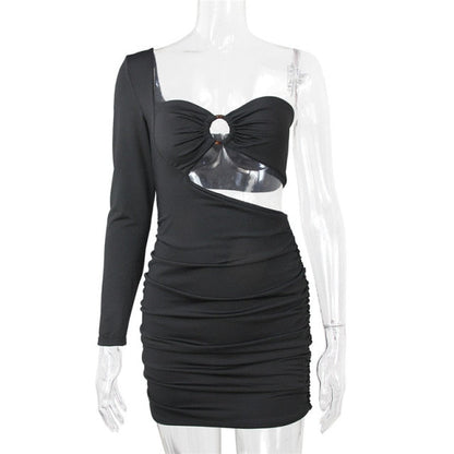 Long Sleeve Black Bodycon Party Dresses