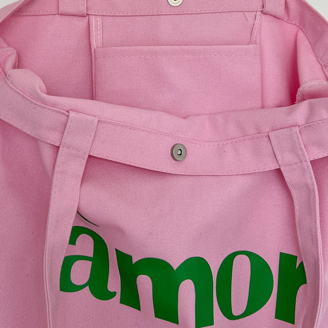 Amor Canvas Tote Bag