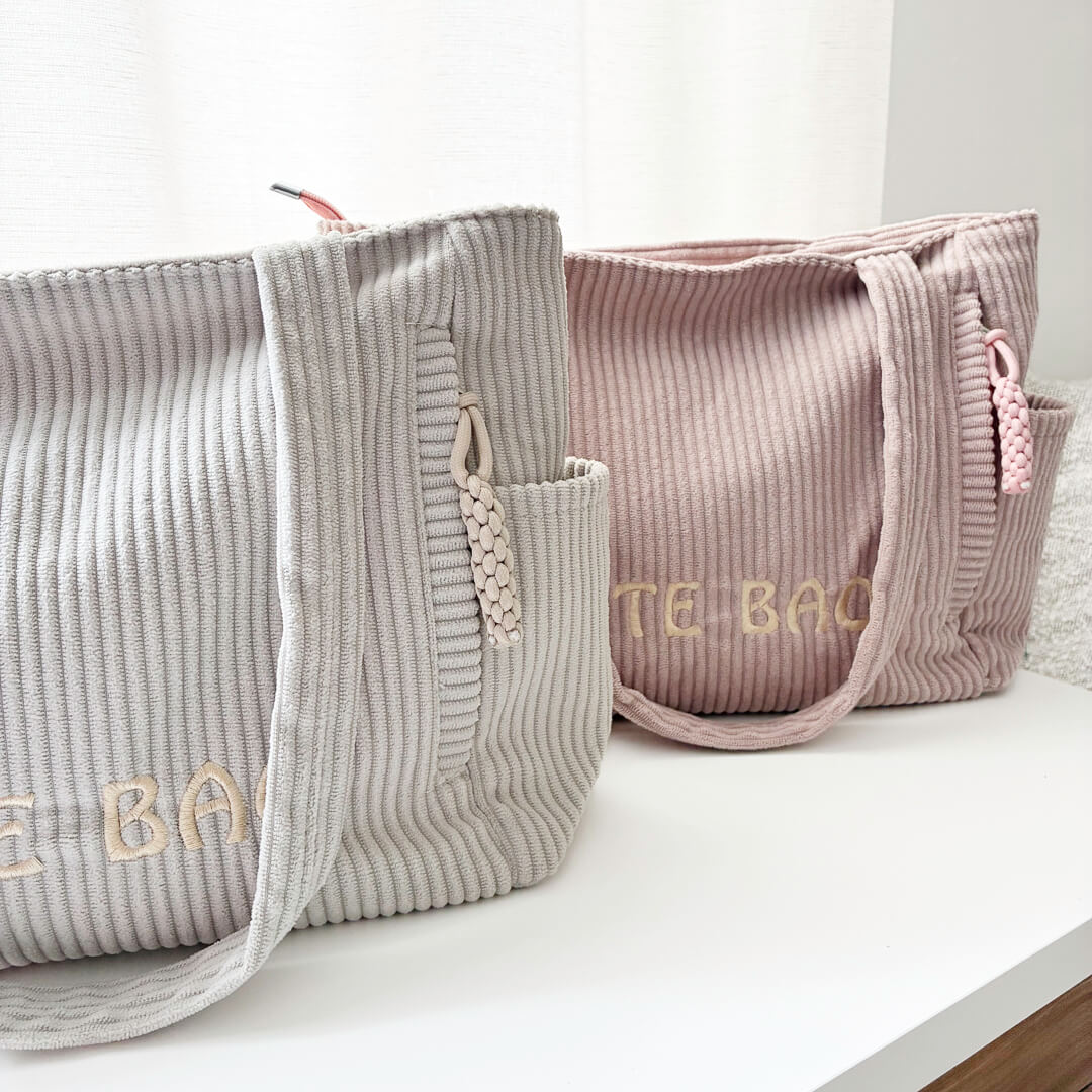 Mia Corduroy Tote Bag