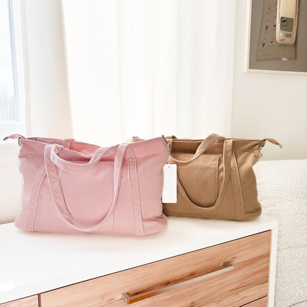 Rosie Corduroy Tote Bag