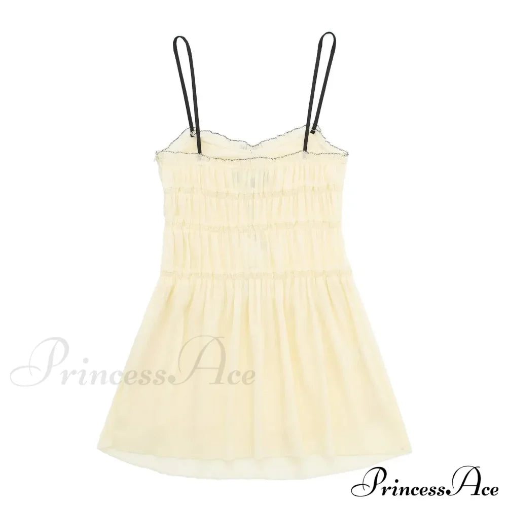 Ruched Cami Stylish Mini Dress