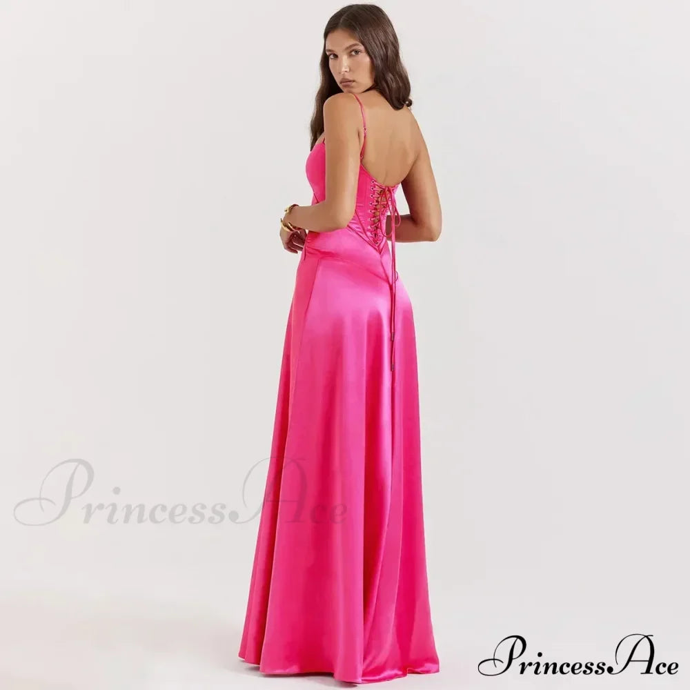 Sexy Bandage Lace Up Sleeveless Party Robe Maxi Dress