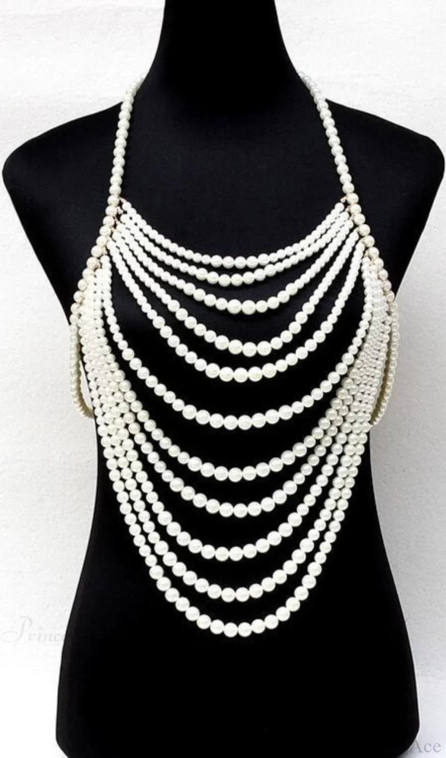 SHAWL WHITE PEARL TOP