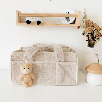 Plush Diaper Caddy Organizer