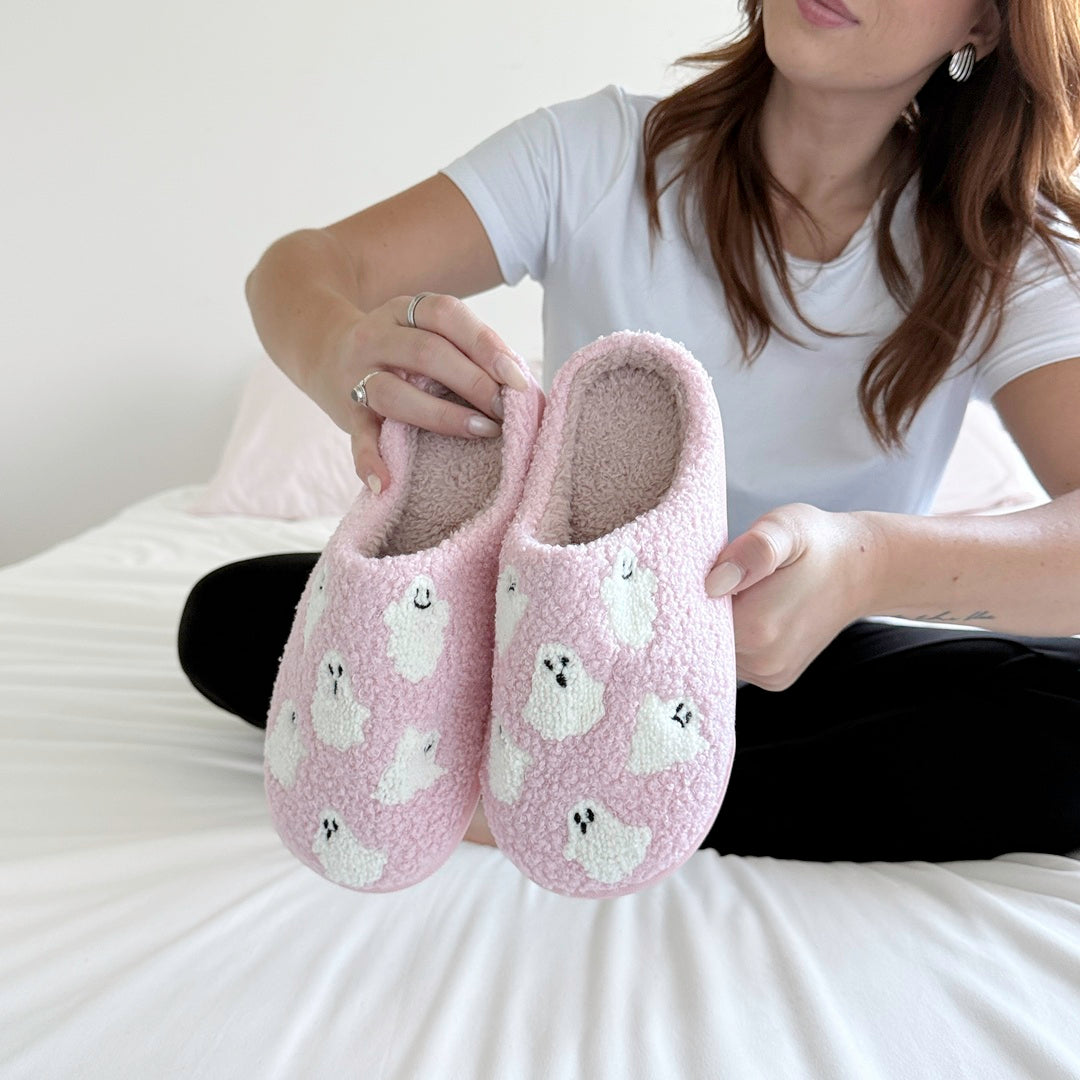 Spooky Ghost Slippers